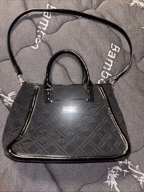 Vera Bradley Quilted Black Bag